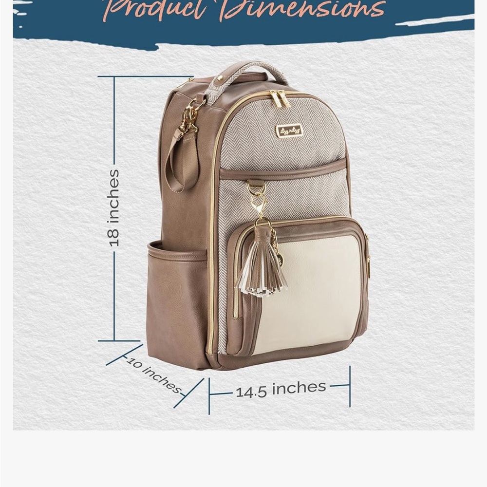 Itzy ritzy diaper bag.